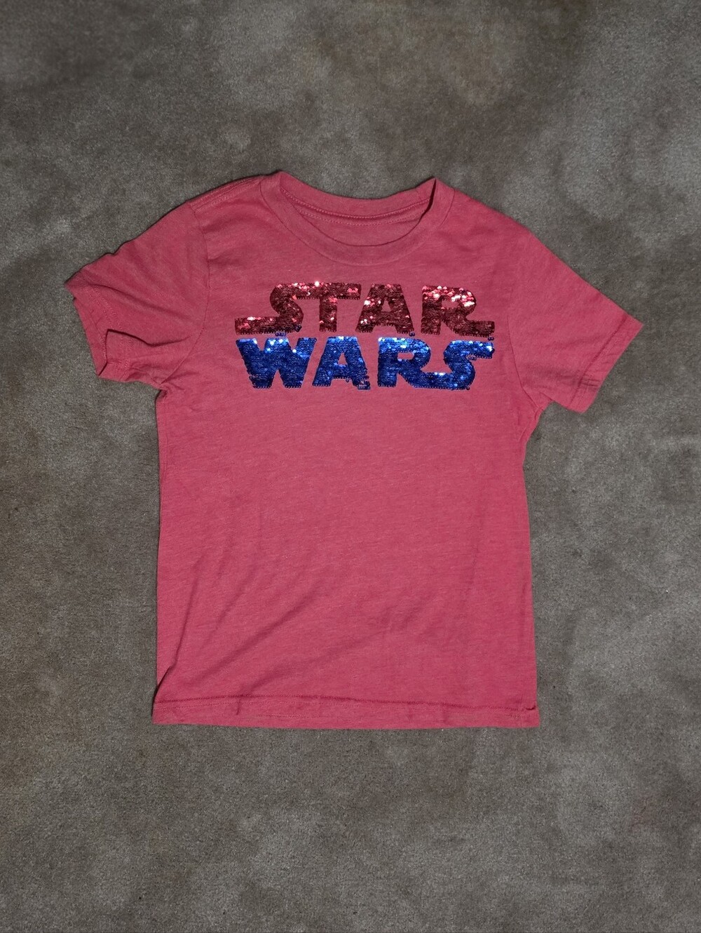 Kids Star Wars Red White & blue Tee Sz Med 10/12 - Picture 4 of 8